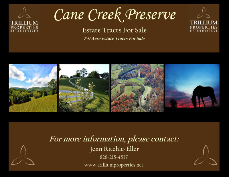 Cane Creek Preserve Brochure Cover
